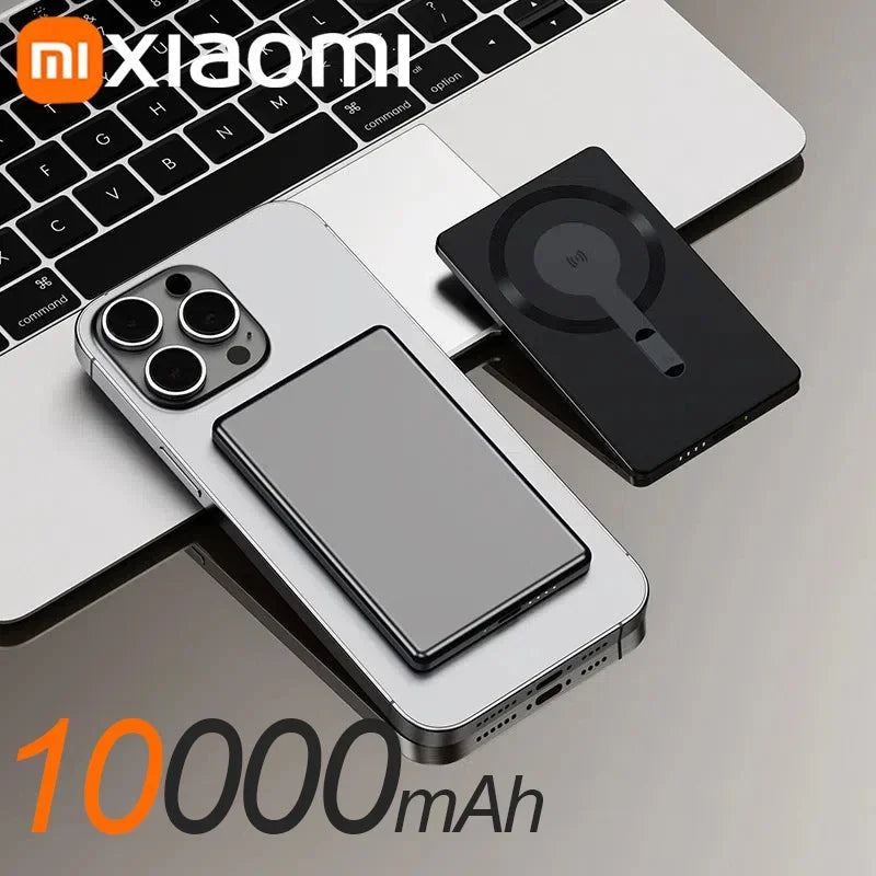 50000Mah Magnetic Power Bank Wireless Charger Portable Super Fast Charging Mobile External Battery for Iphone Samsung New